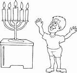 Hanukkah Printable Menorahs sketch template