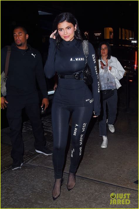 Kylie Jenner Wears Form Fitting Outfit For Night Out Ahead Of Met Gala