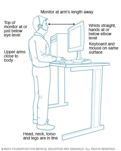 standing workstation      mayo clinic