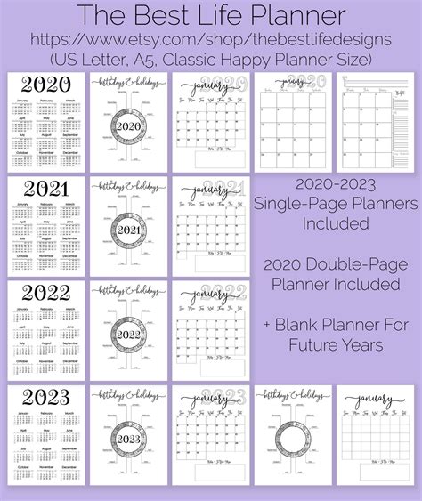 customizable home management binderplanner printables  etsy