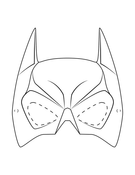 printable superhero mask cutouts     printablee
