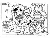 Piet Zwarte Koken Kleurplaat Kleurplaten Sinterklaas Animaatjes Eten Mislukt Uitprinten Downloaden Bezoeken Afkomstig Knutselen sketch template