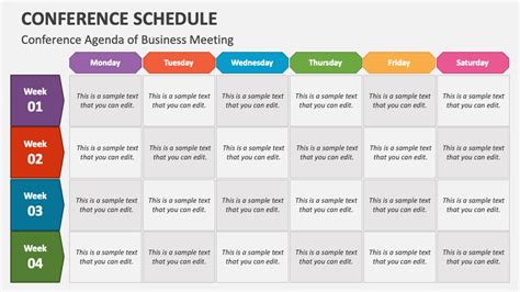 conference schedule powerpoint  google  template
