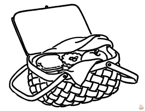 enjoy  summer   printable picnic coloring pages