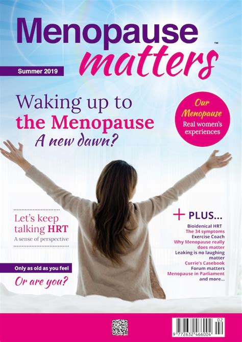 Menopause Matters Magazine Womens Health Concern