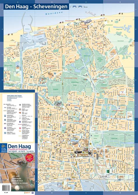 stadtplan von den haag detaillierte gedruckte karten von den haag niederlande der