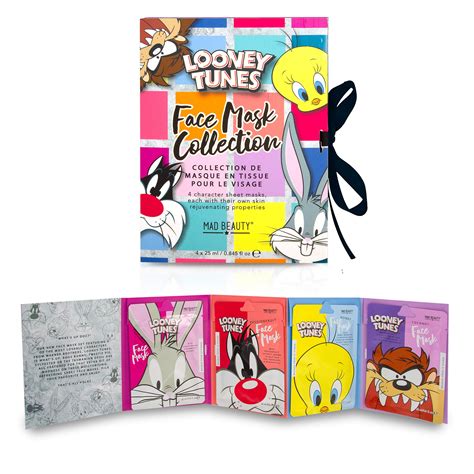 Buy Mad Beauty Looney Tunes Sheet Face Masks Set Pack Of 4 Bugs
