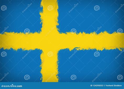 Beautiful Flag Of Sweden Stock Illustration Illustration Of Beauty