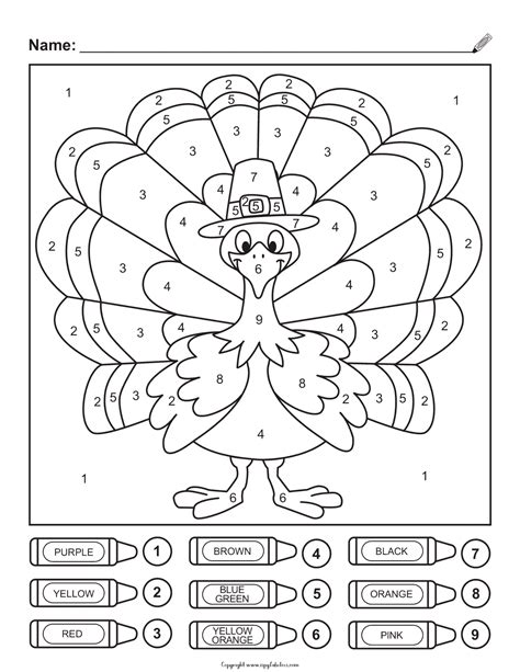 festive fall color  number coloring pages  spy fabulous