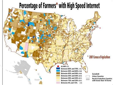 Broadband Connection Highs And Lows Across Rural America The Daily Yonder