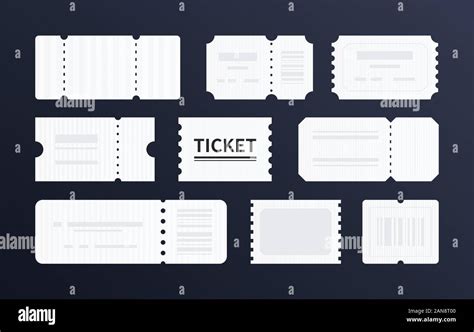 blank ticket  res stock photography  images alamy