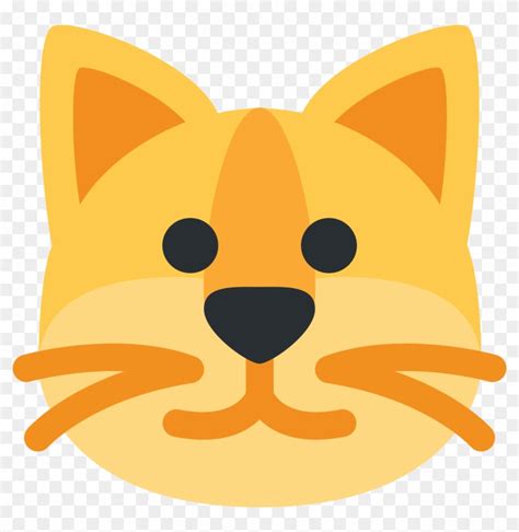cat face cat emoji twitter hd png   pngfind