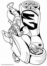 Coloring Pages Action Motorcycle Kids Man Color Cartoon Printable Print sketch template