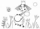 Little Holly Ben Kingdom Princess Pages Coloring Frog Back Printable Pages2color Elf Daisy Wonder sketch template