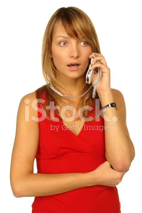 blonde girl talking cell phone stock photo royalty  freeimages