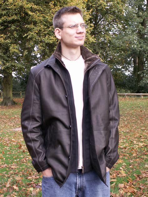 men s classic 3 4 length leather jacket radford leather fashions
