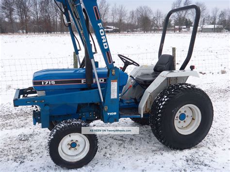 ford  compact tractor loader diesel   hours