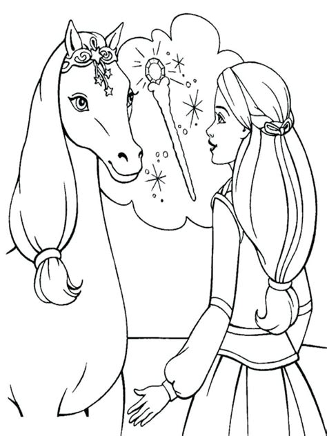 horse coloring pages  girls  getcoloringscom  printable