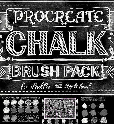 procreate lettering brush pack