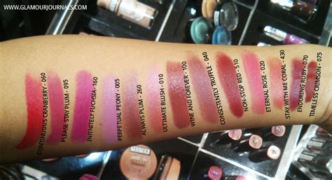 all maybelline super stay 14hr lipstick swatches and price