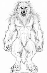 Werewolf Goldenwolf Lobisomem Desenhar Werwolf Werewolves Draw Asas Lobisomens Monstros Grandjean sketch template