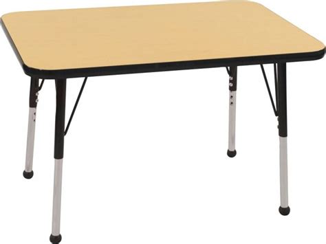 ecrkids adjustable rectangular classroom table  classroom tables