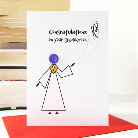 congratulations   graduation button card    cards