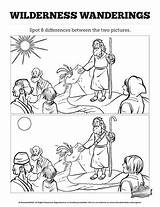 Wilderness Moses Jericho Stories Lessons Acts Testament sketch template