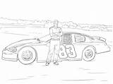 Coloring Dale Earnhardt Car Pages Jr Drawing Nascar His F1 Toyota Printable Aston Martin Racing Color Race Sketch Getcolorings Cars sketch template