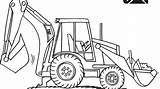 Coloring Pages Heavy Equipment Excavator Kids Getdrawings sketch template
