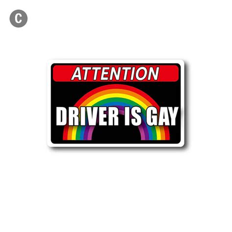 I Love Gay Porn Rainbow Prank Funny Gag Joke T Window Decal Bumper