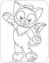 Coloring Duffy Gelatoni Pages Bear Friends Disneyclips May Lou Stella Shellie Printable sketch template
