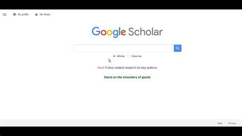 find google scholar advanced search youtube