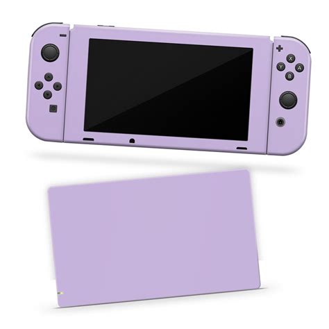 classic purple skin  nintendo switch decal solid color etsy