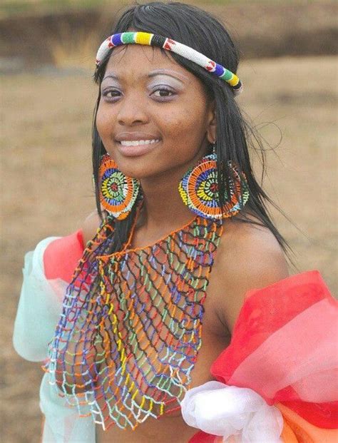 zulu woman with traditional beads zulu women african tribal girls