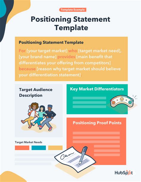 statement template hubspot differentiation target audience