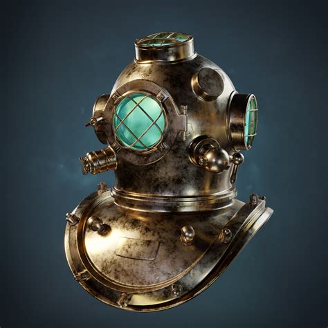 artstation  diving helmet