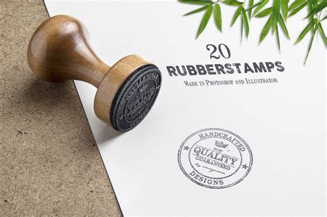 rubber stamps vol  photoshop graphics creative market