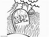 Coloring Graveyard Tombstone Clipart Rip Drawings Cliparts Pages Manuscript Gif Clip Library Attribution Forget Link Don Popular Sheet sketch template