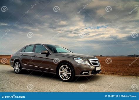 front view   luxury car stock photo image  automobile