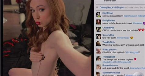 karen gillan s naked selfie helps transform former doctor who actress