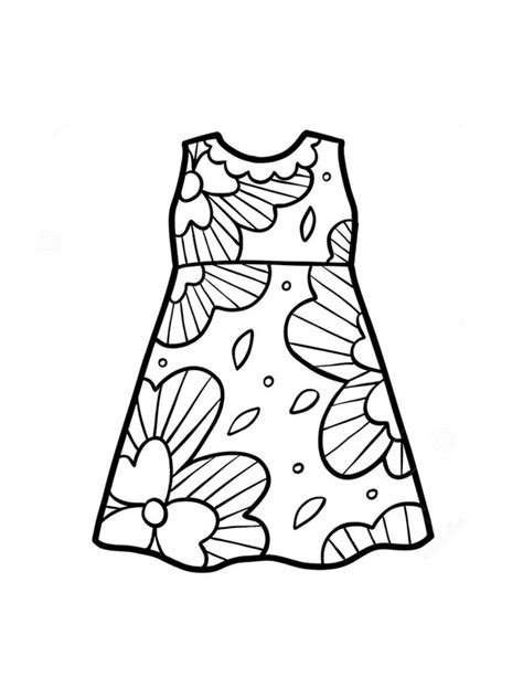 summer dress coloring page funny coloring pages