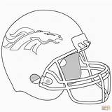 Broncos Bronco sketch template