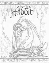 Hobbit Smaug Tolkien Everfreecoloring sketch template
