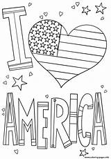 Coloring Pages America July 4th Printable Usa American Flag Color Sheets Kids Memorial Print Adult Pdf Crafts Independence Book Books sketch template