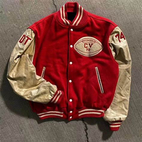 vintage champion varsity jacket glj