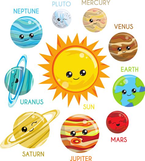 solar system planets cutouts