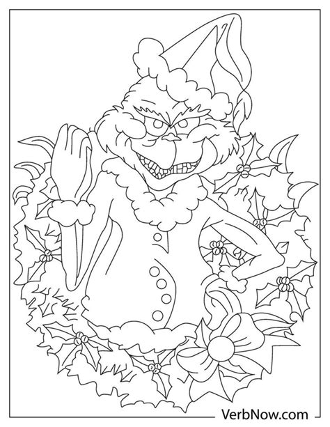 grinch coloring pages book   printable