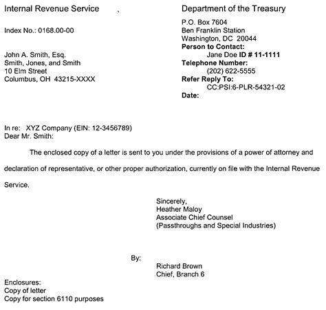 irs  change letter sample   read  respond   notice