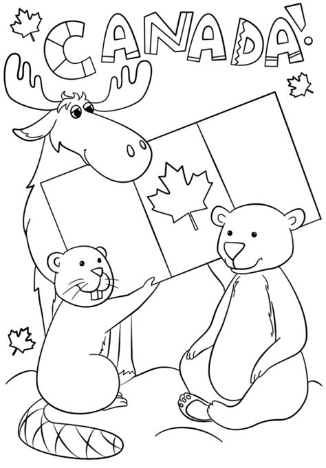 canada coloring pages  print ideas